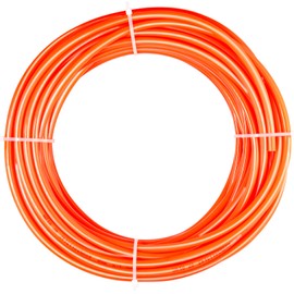 ERGAOBOY Orange 10M Polyurethane PU Air Hose Pipe Kit, 12mm OD x 8mm ID Without Fittings