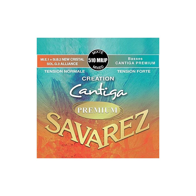 Savarez Strings for Classic Guitar Creation Cantiga Premium Set Mixed