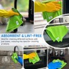 FABRIO Microfibre Cleaning Cloth - Green - 30cm x 30cm