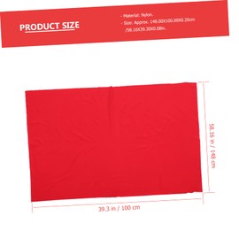 SEWACC 1Pc Nylon Sewing Fabric for DIY Patchwork Crafts Red Color Cloth for Winter Jackets Versatile Material for Creative Projects Easy to