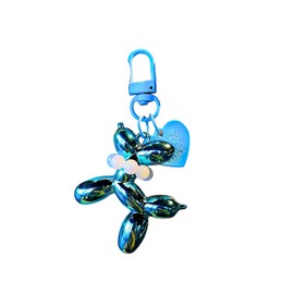 COOL Cute dog animal keychain, car keychain pendant, bag decoration, suitable for making small gifts for friends and relatives (GREEN)