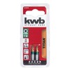 kwb 2 x TORX T10 Titan Bits 25mm for Longevity,