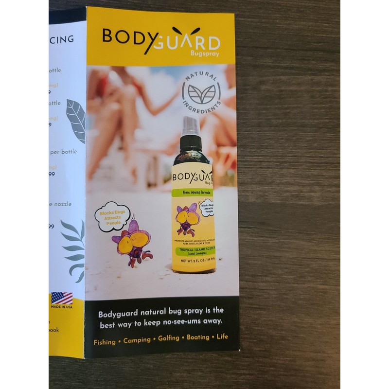 BODY GUARD BUG DEFENSE BODY GUARD ORGANIC ALL NATURAL BUGSPRAY