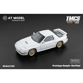 FREESTYLE AT MODEL AT64005 1/64 Mazda RX7 FC3S infini White/Gold Wheel Finished Product
