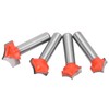 4Pcs Woodworking Router Bits Set 8 Shank SharpenNosed Engraving Machines