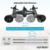 gotonovo Clawfoot Tub Adapter 3-3/8 Inch Adjustable Swing Arms for