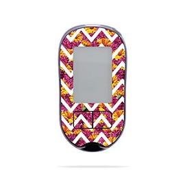 MightySkins Skin Compatible with Accu-Chek Aviva Plus - Chevron Summer | Protective, Durable, and Unique Vinyl Decal wrap Cover | Easy to Apply, Remove, and Change Styles | Made in The USA