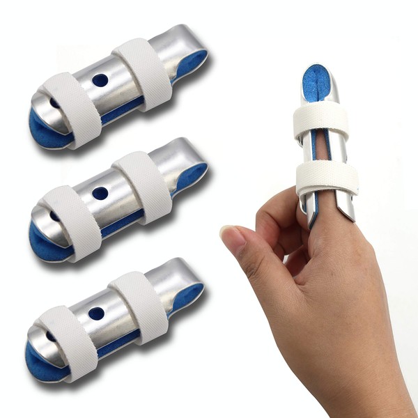 BRMDT Trigger Finger Splint, Aluminum Thumb Splint Finger Support for