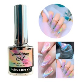 Top Efecto Unicornio Miss Cherry Gel Uv/led 1 Pieza