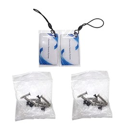 GEONFINO Smart Lock Accessories with 2 Packs IC Card, Screws, GEONFINO RFID Key Fob for Keyless Entry Deadbolt.