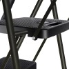SEGAWE 3 Step Ladders Folding Step Stool Anti-Slip Pedals Compact