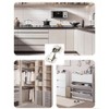 2 Pieces Hidden Hinges Soft Close Surface Mount Kitchen Cabinet