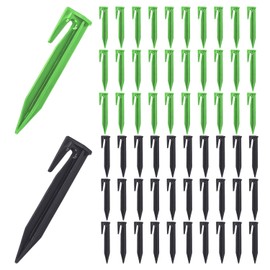 60 Pieces Garden Membrane Nails, Garden Lawn Mower Nails, Boundary Line Nails, Cable Lawn Nails, Connecting Pegs, Lawn Ground Hooks