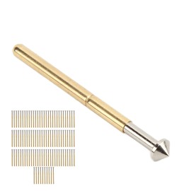100 Pcs P156‑E Spring Pressure Test Probes Tapered Head Type 2.36mm Diameter Pogo Pin Test Tools PCB Testing Pin