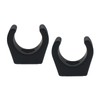 GWYAN 2 Pcs Black Boat Ladder Clips Nylon Ladder Paddle