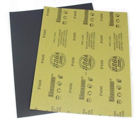 Sandpaper Sheets, 400 Grit Dry Wet Sand Paper, 9 x 11 Inch,Silicon Carbide, for Wood Furniture Finishing,Metal Sanding and Automotive Polishing,10 -Sheet