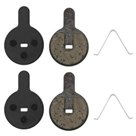 The Lord of the Tools 2 Pairs Scooter Disc Brake Pads Compatible with Kugoo G2 Pro Resin Semi-Metal Brake Pads Scooter Accessories 33.3x22.3x3.9mm Black
