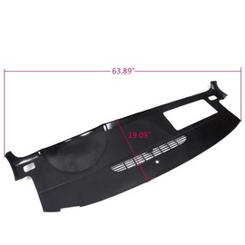 G-PLUS Dashboard Molded Dash Cover Compatible with 2007-2014 Chevy Tahoe Avalanche Suburban/GMC Yukon/XL/Denali, Fit 2007-2013 Chevy Silverado (LTZ ONLY) & GMC Sierra (SLT/Denali ONLY) Grey