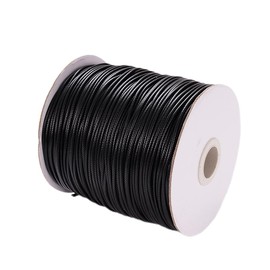 LORJE Waxed Cord for Jewelry Making, Waxed Polyester Cord Thread Beading Cord String for Bracelet Necklace Anklet Macrame (2.0mm-90Meters)