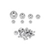 1/4-20 Inch Nylon Insert Hex Lock Nuts,Hincell 60pcs 304 Stainless