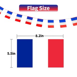 France Flags French Small String Flag Banner Mini National Country World Flags Pennant Banners For Party Events Classroom Garden Olympics Festival Grand Opening Bar Sports Clubs Celebration Decoration