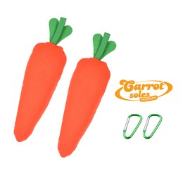 Carrotsoles 2 Pack Shoe Deodorizer Odor Eliminator for Shoes, Cleats, Closets, Drawers, Gloves - Moisture Absorber, Air Freshener, Air Purifier Moso Bamboo Activated Charcoal Long- Lasting Reusable