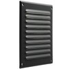 Vent Systems - 6 x 6 Inch (Inner) Black Metal