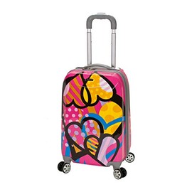 Rockland Vision Hardside Spinner Wheel Luggage, Love, Carry-On 20-Inch