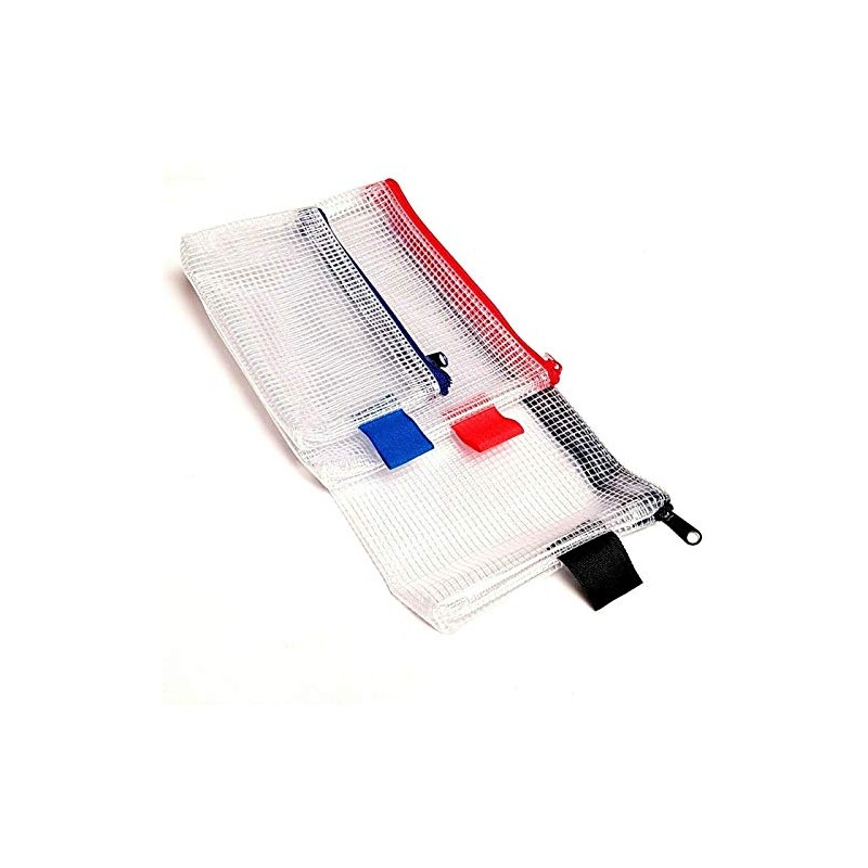 Tuff Bag Zip Wallet Heavy Duty Strong Waterproof Folder Storage