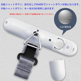 Luggage, Travel Scale, Portable Digital Scale, Convenient, Lightweight, Travel Luggage Scale, Electronic Scale, Hook Belt Compatible, Up to 110.2 lbs (50 kg) (Silver)