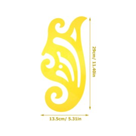 Operitacx Durable Plastic Sewing Ruler French Curve Ruler for Clothing Proofing Diy Patchwork