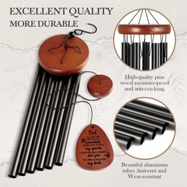 SteadStyle Memorial Gifts for Loss of Dad - Memorial Wind Chimes, Sympathy Gifts for Loss of Loved one, Bereavement Gifts for Loss of Father, Sympathy Gift Baskets