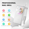 L'UGX Professional Nail Drill 30000RPM, Cordless Rechargeable Electric Nail File