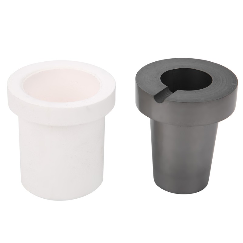 Graphite Crucible Induction Furnace DIY Quartz Melting Kit Metal Gold
