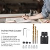 15Pcs Inclined Hole Locator Positioner 15 Degree Positioning Tool Kit