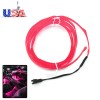 Unbranded Pink LED Car EL Wire Neon String Strip Lights