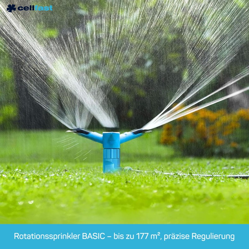 Cellfast Basic 2-Arm Circular Sprinkler Irrigation Area up to 177