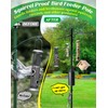 Ceoighe 95 Inch Bird Feeder Pole with Torpedo Squirrel Proof