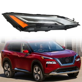 munirater DRL LED Daytime Running Lights For 2021-2023 Nissan Rogue Right/Passenge