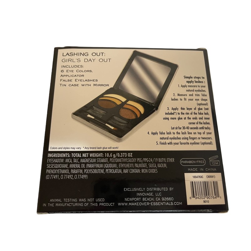 Makeover Essentials Lashing Out Girls Day out Eyeshadow &1 Pair