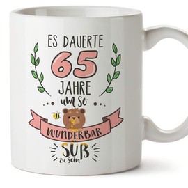Mugffins Taza/taza 65 cumpleaños - Divertido y original cumpleaños - Regalos