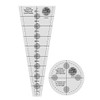 Creative Grids 18 Degree Dresden Plate Quilt Ruler – CGR18CF