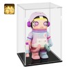 LANSCOERY Acrylic Display Case, Assemble Showcase Display Box for Collectibles,