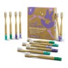 Kit 12 Cepillos Dentales De Bambú Suaves Para Niños. B