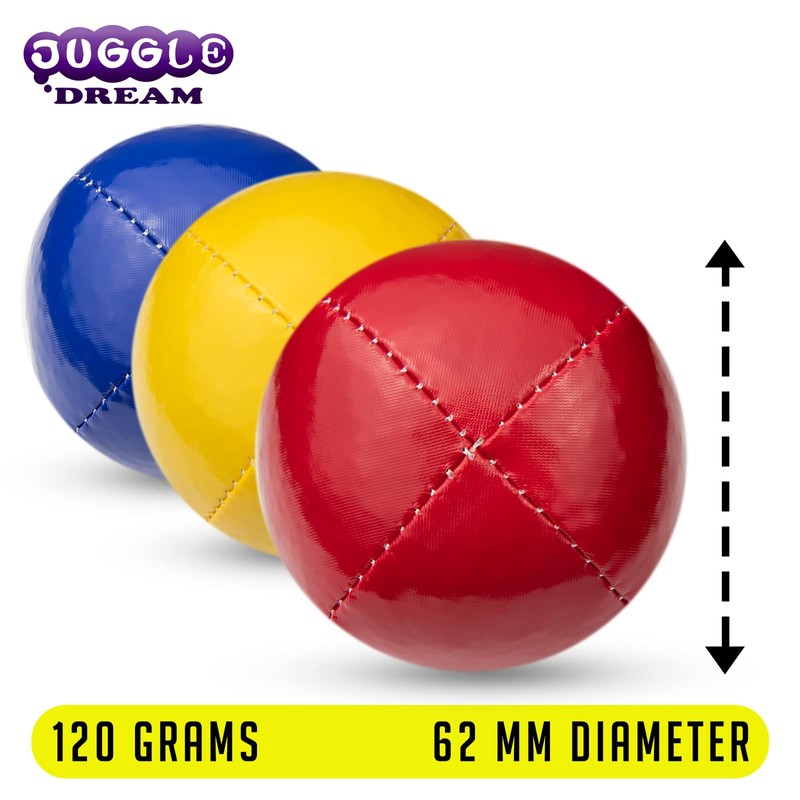 Juggle Dream 3x Pro Thud Juggling Balls - Set of