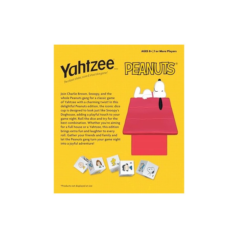 USAOPOLY YAHTZEE: Peanuts Edition