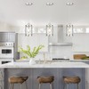 Osimir Brushed Nickel Pendant Lights Kitchen Island 3 Pack, Modern