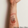 Azeeda 'Burns Night Party-Feierlichkeiten' Temporäres Tattoo - Hautfreundlicher & Ungiftiger
