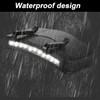 Mudder 2 Pieces Hat Clip Light 11 LED Rotatable Clip