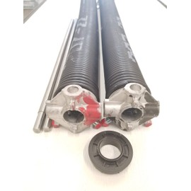 Pair of 207 X 2" X 22" Garage Door Torsion Springs with Winding Bars